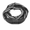 Thirard Cadenas, Antivol-Antivol à combinaison Biker, 5 chiffres, chaîne acier, moto, 0.9m, noir -