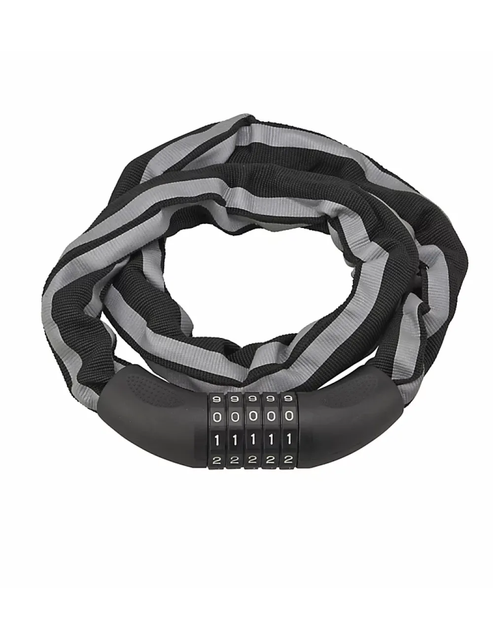 Thirard Cadenas, Antivol-Antivol à combinaison Biker, 5 chiffres, chaîne acier, moto, 0.9m, noir -