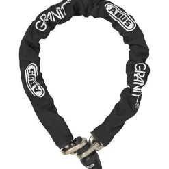 Abus Antivol de chaîne - - 1480/150 - Maillons 14 mm - Gainage tissu - Cylindre XPlus