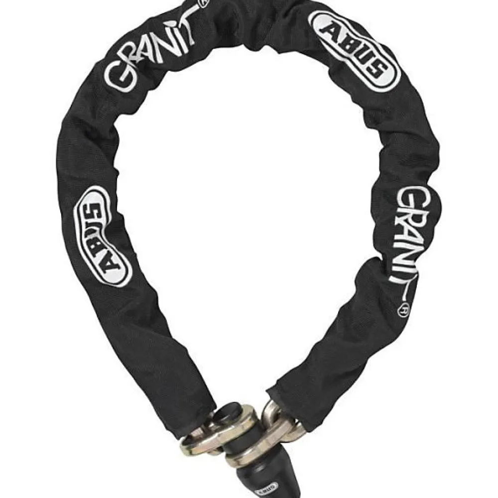 Abus Antivol de chaîne - - 1480/150 - Maillons 14 mm - Gainage tissu - Cylindre XPlus