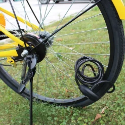 Smith & Locke Antivol pour vélo Noir 8 x 1800 mm