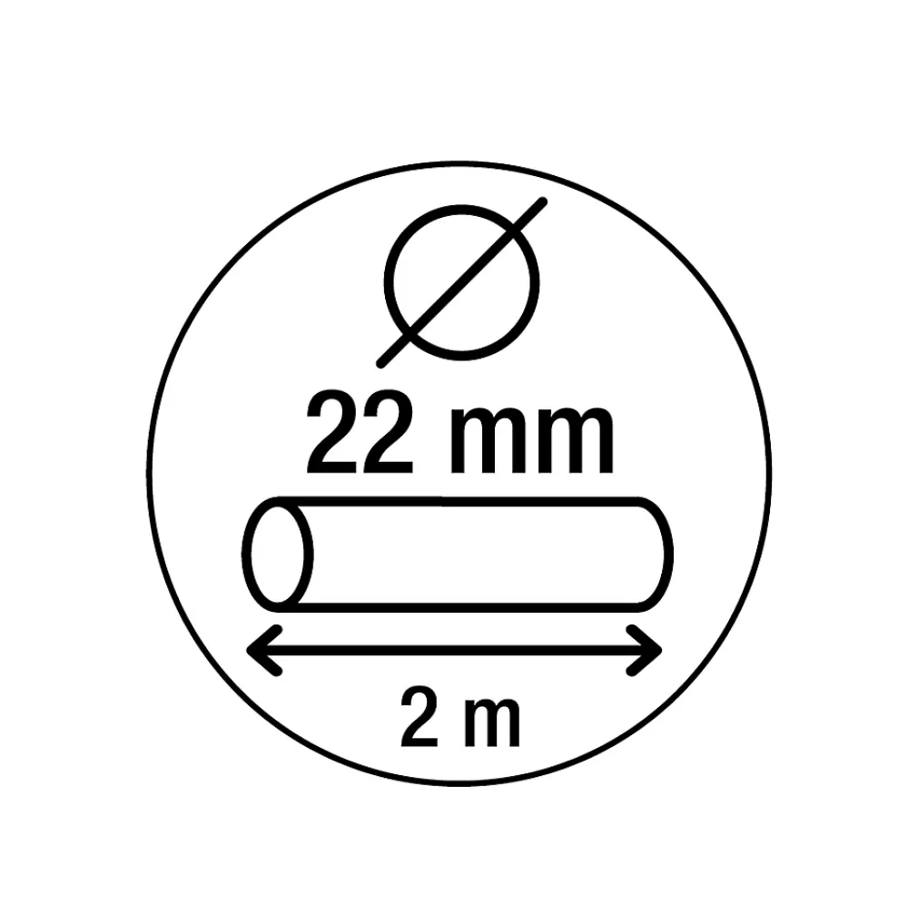 Smith & Locke Antivol pour vélo Noir 2000 x 180mm