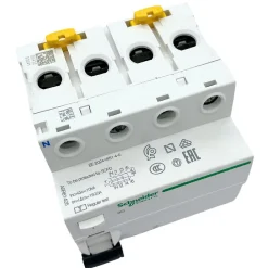 Schneider Electric A9r61425 Interrupteur Différentiel 4p 25a 30ma Type Asi - Acti9, Iid -