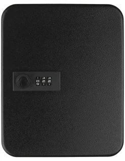 Thirard Coffre-Fort-Armoire à clés à combinaison, 3 chiffres, capacité 30 clés, 200x160x75mm, époxy noir -