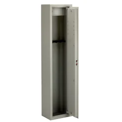 Technomax Armoire à fusils serrure double panneton BCK/5 – 5 armes avec coffre munitions – l.22 x H.138 x P.31,5 cm