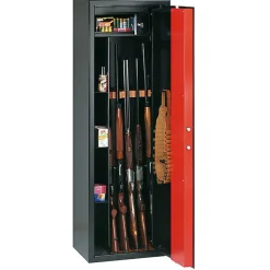 Technomax Armoire À Fusils-Armoire à fusils serrure mécanique T/705R – 5 armes – 180 L – l.35 x H.150 x P.30 cm