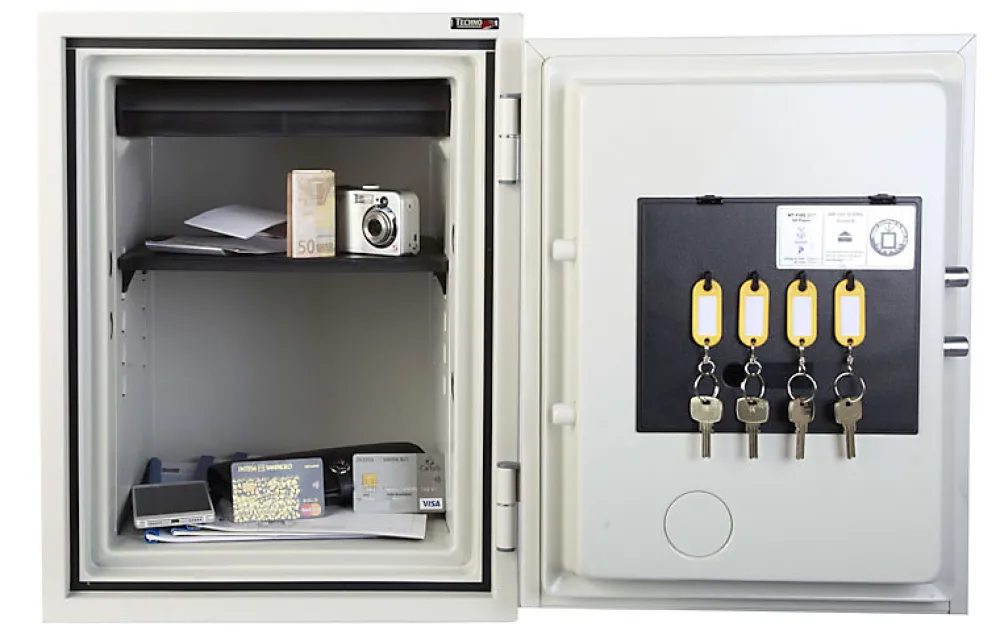 Technofire Coffre-Fort-Armoire ignifuge 1 h pour papier à clé 40 SNGS - 37 L -