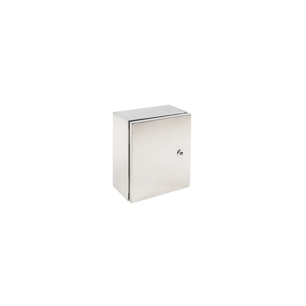 Ide Tableau Électrique Nu-Armoire électrique Inox 304l étanche Ip66 - 300x200x150 - Plaque Fournie - Argenta