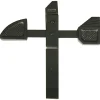 Afbat Accessoire Pour Volet, Fenêtre Et Portail-Arrêt de portail à bascule l. 250 mm - acier noir