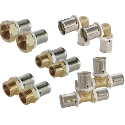 Somatherm for you Assortiment raccord droit à sertir tube PER Ø16 mm 10 pièces