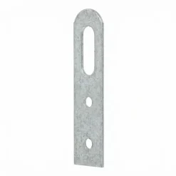 Diall 4 attaches-éléments Acier zingué l. 20 x H. 60 mm