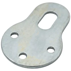 Diall 4 attaches-éléments Acier zingué l. 22 x H. 40 mm