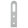 Diall Ferrure-4 attaches-éléments Acier zingué l. 20 x H. 90 mm