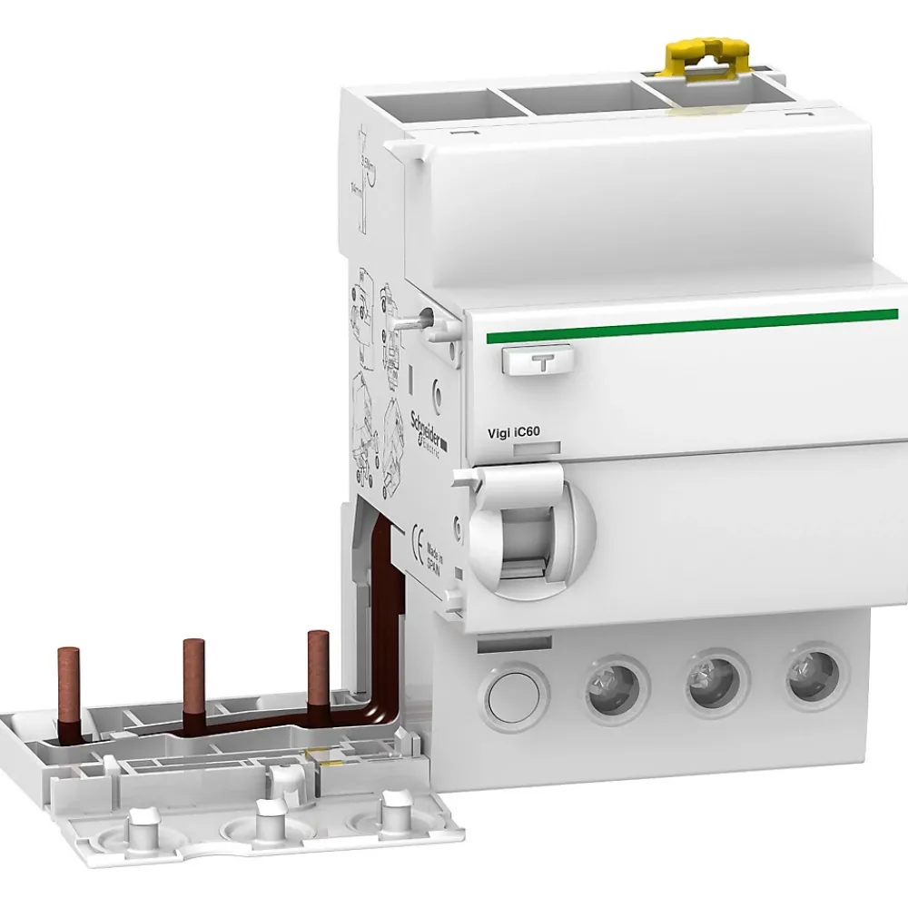 Schneider Electric Interrupteur Et Disjoncteur Différentiel-A9v41340 Bloc Différentiel 30ma Triphasé 3p 40a Type Ac - Schneider Vigi Ic60