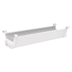 Pro.Tec Bac de gestion de câbles Skegness plastique 55 x 18 x 12 cm blanc