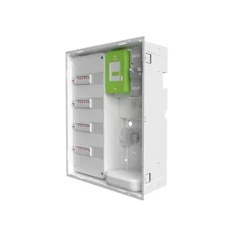 Atole Boite D'Encastrement-Bac d'encastrement pour GTL en acier blanc - 2 Travées 13 modules - H. 660 mm