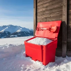Plast'Up Rotomoulage Extincteur Et Couverture Anti-Feu|Détecteur De Fumée, Gaz Et Protection Incendie-Bac à sable incendie/ à sel de déneigement 140l
