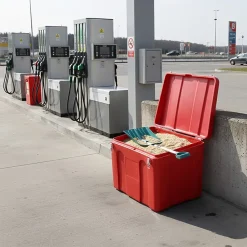 Plast'Up Rotomoulage Extincteur Et Couverture Anti-Feu|Détecteur De Fumée, Gaz Et Protection Incendie-Bac à sable incendie/ à sel de déneigement 200l- lot de 6