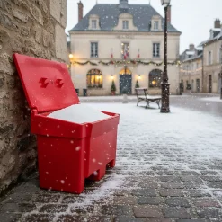 Plast'Up Rotomoulage Bac à sable incendie/ à sel de déneigement 300l