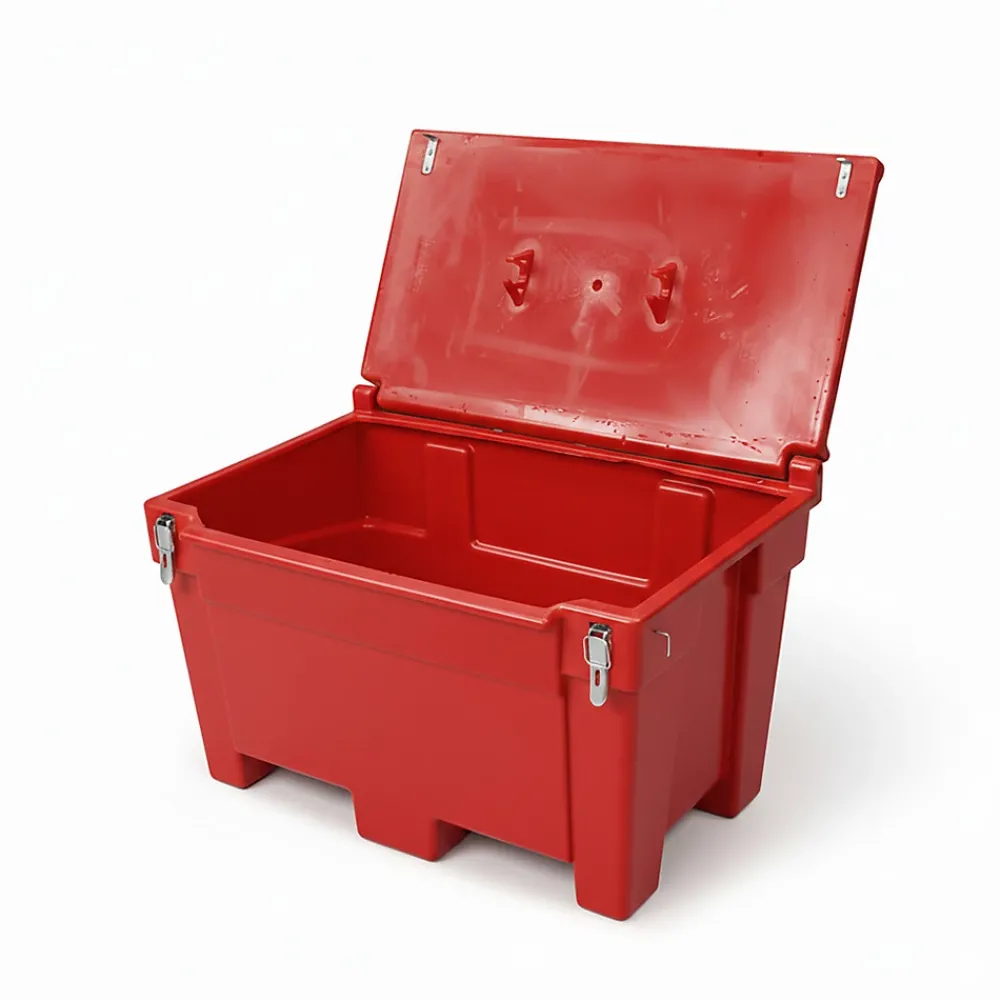 Plast'Up Rotomoulage Extincteur Et Couverture Anti-Feu|Détecteur De Fumée, Gaz Et Protection Incendie-Bac à sable incendie/ à sel de déneigement 300l + grenouillères