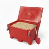Plast'Up Rotomoulage Bac à sable incendie/ à sel de déneigement 300l + grenouillères + cadenas + pelle
