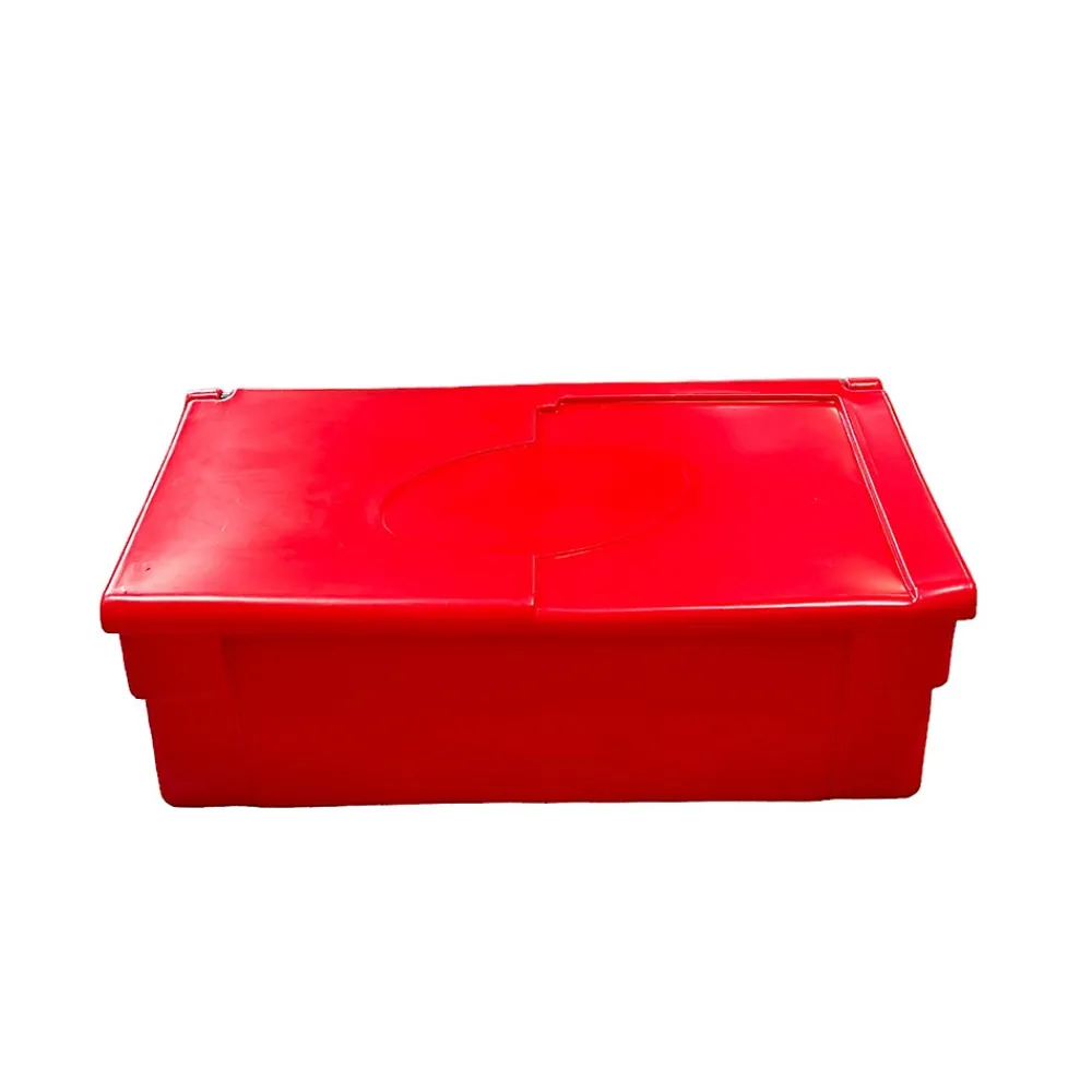 Plast'Up Rotomoulage Extincteur Et Couverture Anti-Feu|Détecteur De Fumée, Gaz Et Protection Incendie-Bac à sable incendie/ à sel de déneigement 100l -lot de 10