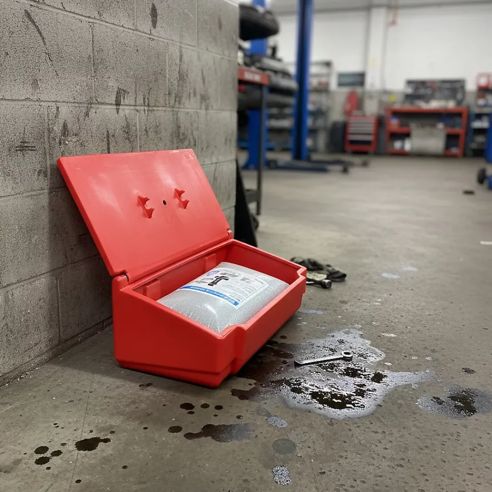 Plast'Up Rotomoulage Bac à sable incendie/ à sel de déneigement 50l- lot de 10