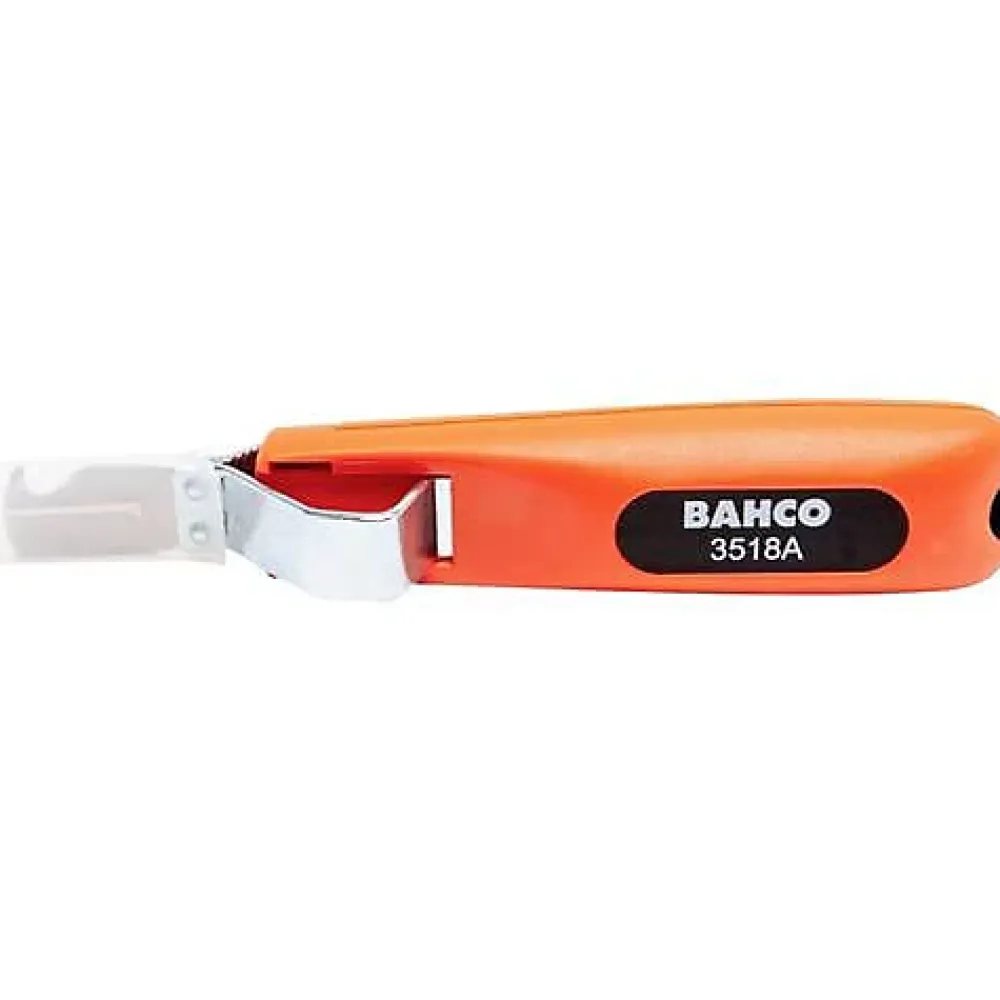 4M Bahco 3518 A Pince à dénuder rotative 4 à 28 mm, longueur 185 mm, poids 98 g