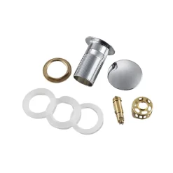 Balneo Bonde clic-clac avec trop-plein avec filtre à déchets, pour lavabo, finition chrome, laiton
