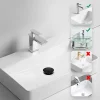 Balneo Evacuation De Lavabo-Vasque-Bonde clic-clac sans trop-plein, pour lavabo, finition gold, laiton