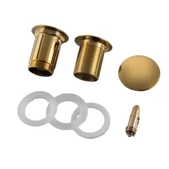 Balneo Evacuation De Lavabo-Vasque-Bonde clic-clac sans trop-plein, pour lavabo, finition gold, laiton