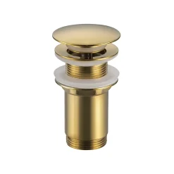 Balneo Evacuation De Lavabo-Vasque-Bonde clic-clac sans trop-plein, pour lavabo, finition gold, laiton