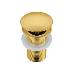 Balneo Evacuation De Lavabo-Vasque-Bonde clic-clac sans trop-plein, pour lavabo, finition gold, laiton