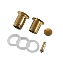 Balneo Evacuation De Lavabo-Vasque-Bonde clic-clac sans trop-plein, pour lavabo, finition gold, laiton