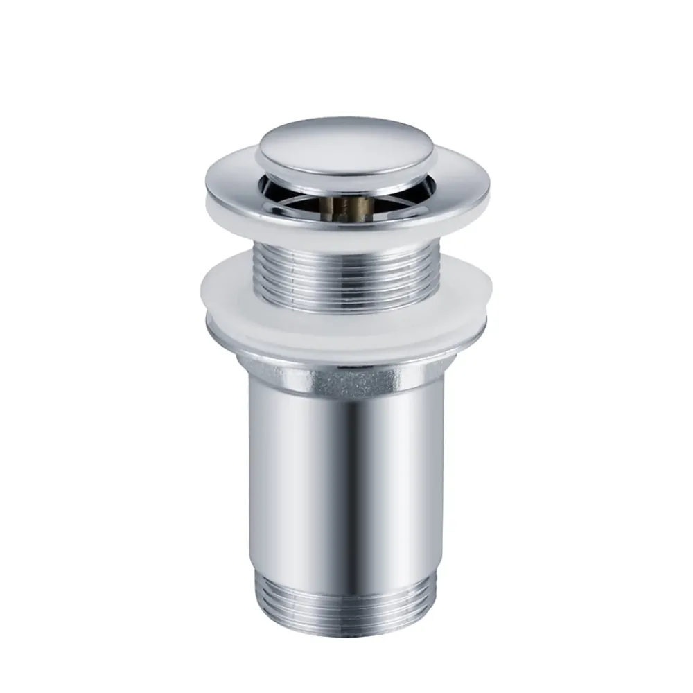 Balneo Bonde clic-clac sans trop-plein, pour lavabo, finition chrome, laiton
