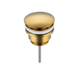 Balneo Evacuation De Lavabo-Vasque-Bonde clic-clac universelle, pour lavabo, finition gold, laiton