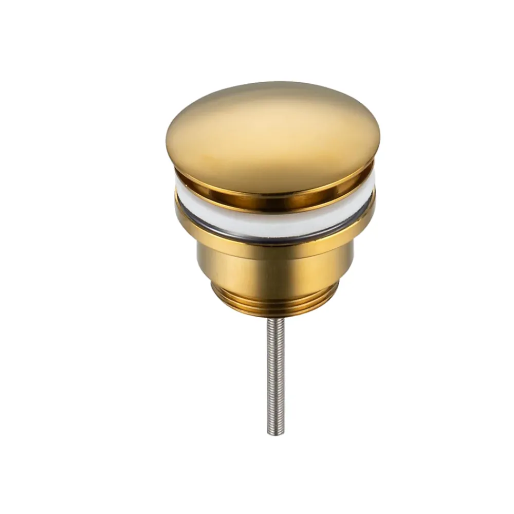 Balneo Evacuation De Lavabo-Vasque-Bonde clic-clac universelle, pour lavabo, finition gold, laiton