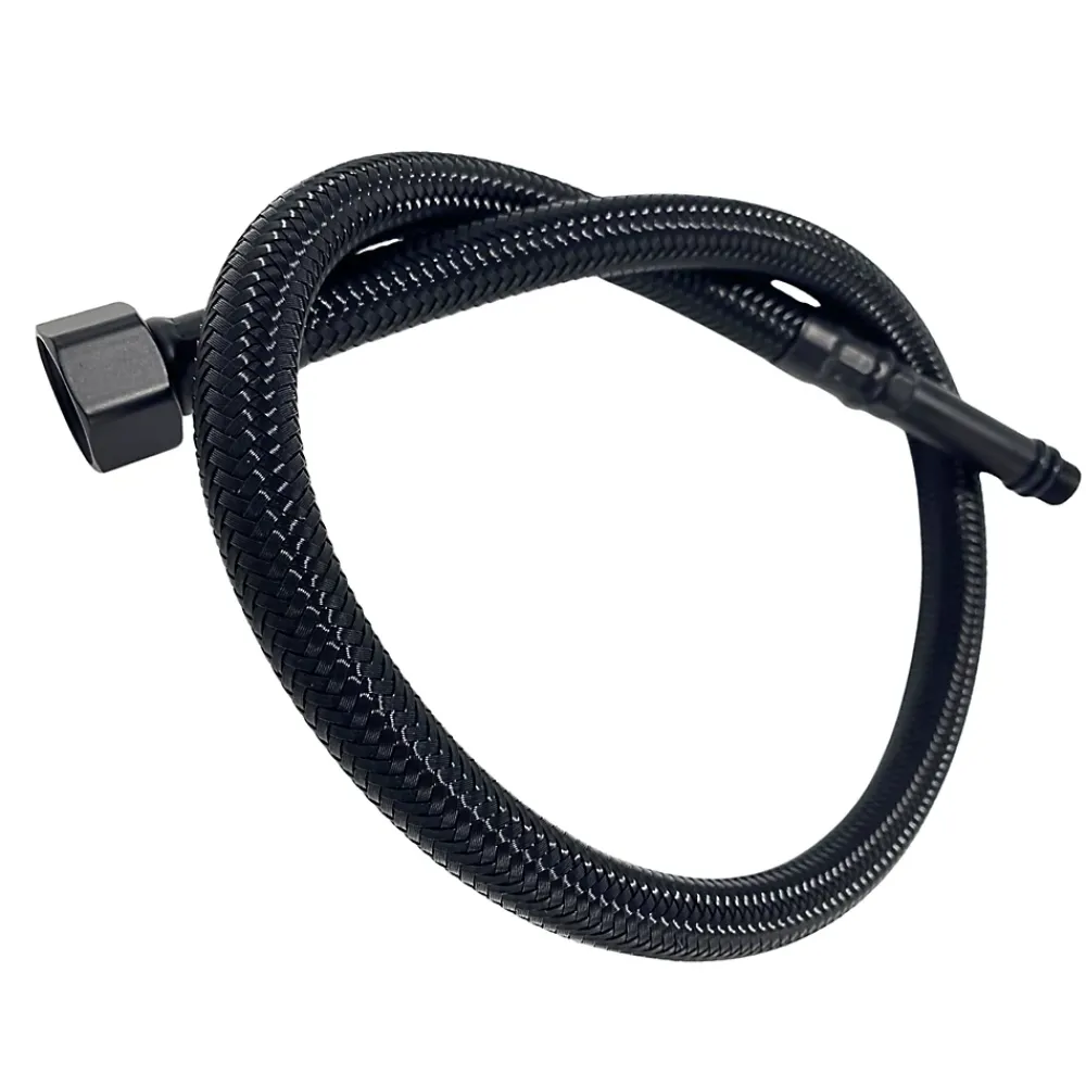 Balneo Flexible Robinetterie-Flexible de raccordement pour robinet 3/8" x M10 40 cm tuyau PEX noir durable