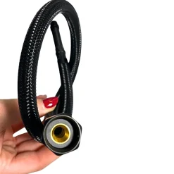 Balneo Flexible de raccordement pour robinet 3/8" x M10 50 cm tuyau PEX noir durable