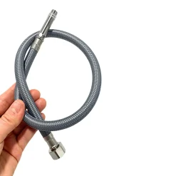 Balneo Flexible de raccordement pour robinet 3/8 x M10 50 cm tuyau PEX gris durable
