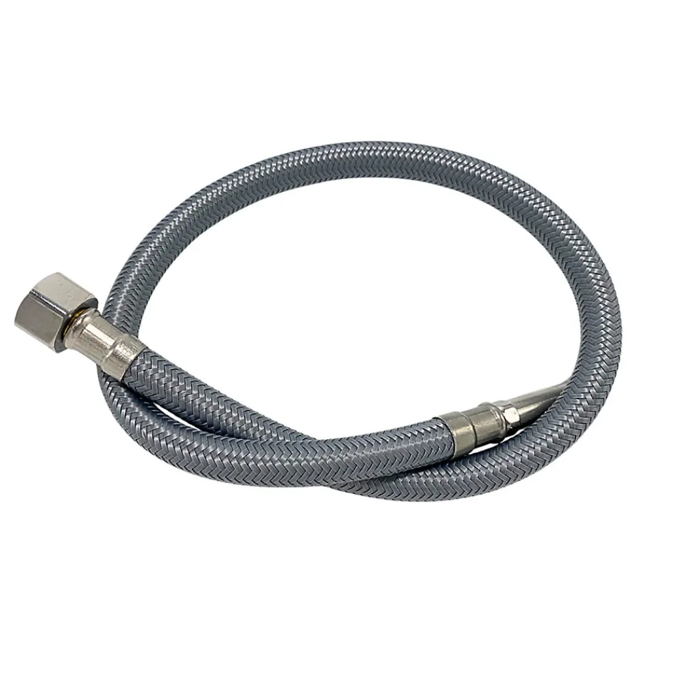 Balneo Flexible de raccordement pour robinet 3/8 x M10 50 cm tuyau PEX gris durable