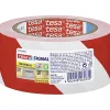 Tesa Bande adhésive de marquage Signal Premium 58134-00000-00 rouge et blanc 50 mm x 66 m