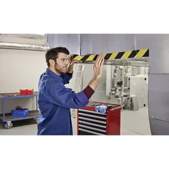 Tesa Bande adhésive de marquage Signal Premium 58134-00000-00 rouge et blanc 50 mm x 66 m