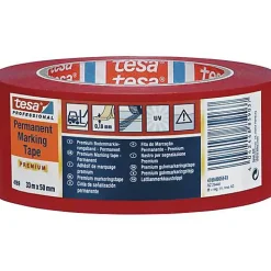 Tesa Bande adhésive de marquage Professional 04169-00057-93 33 m x 50 mm bleu