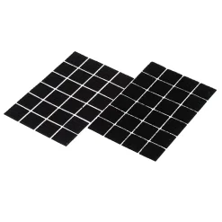 Diall Bande adhésive format carré noir 25 mm - 24 pièces