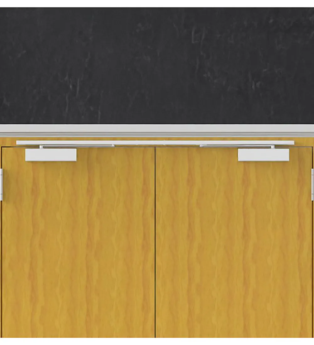 Autres Bandeau Ferme portes double à force réglable 1 à 3 tirant gauche blanc Ensemble 2 Vantaux