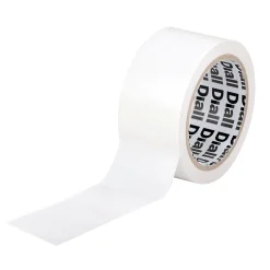Diall Ruban Adhésif-Bande de réparation PVC blanche, 50 mm x 25 m