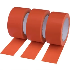 Bande de réparation PVC orange, 50 mm x 33 m - 3 pièces