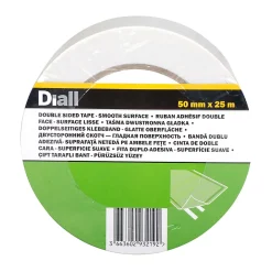 Diall Bande double face 50 mm x 25 m, surface plane