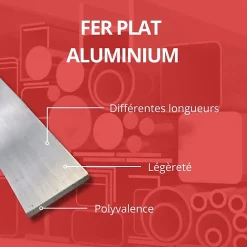 Comment Fer Profilé-Barre aluminium plate 40mm ep 5 mm, Longueur : 4 metres -